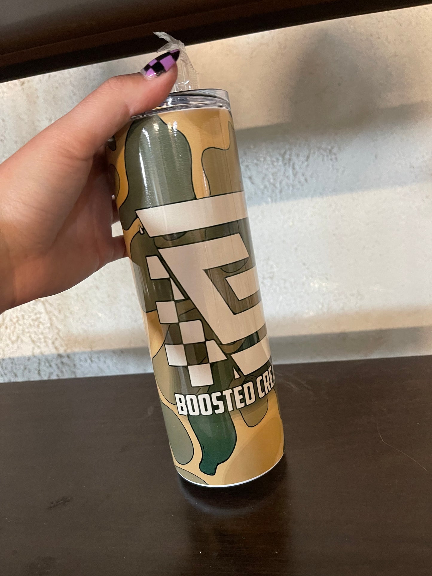 Camo skinny tumbler
