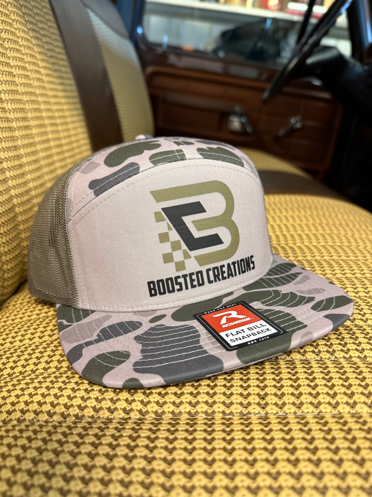 Marsh Duck Camo/ Loden Green Richardson 7 Panel