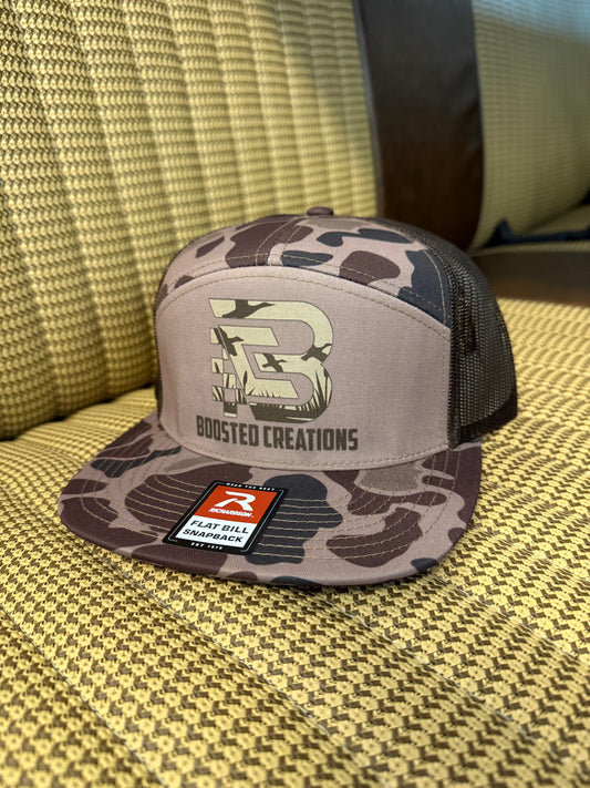 Bark Duck Camo/ Brown Richardson 7 Panel