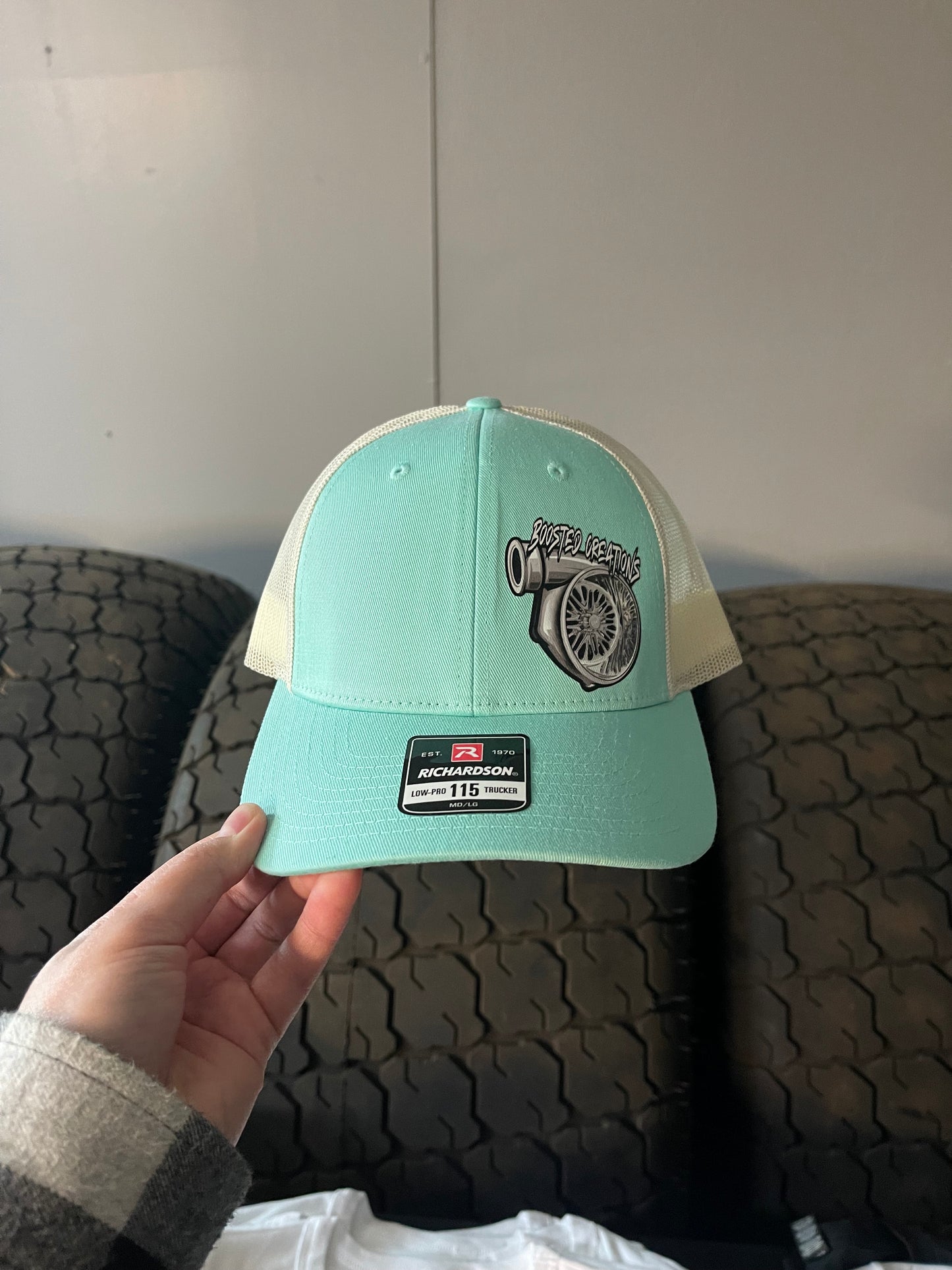 Boosted Creations Hat - Aruba Blue